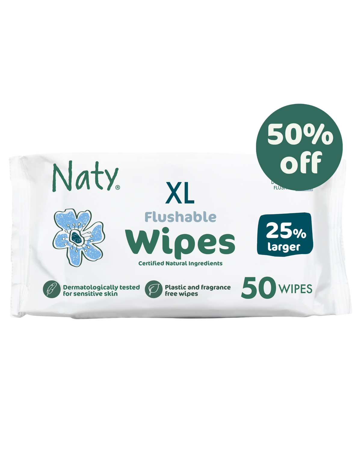 Flushable Wipes XL