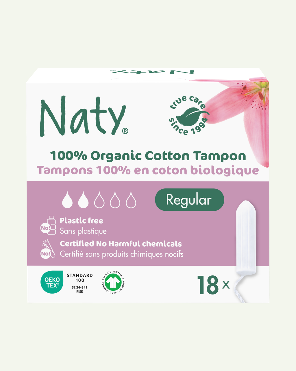 Tamponer – normal ensstørrelse