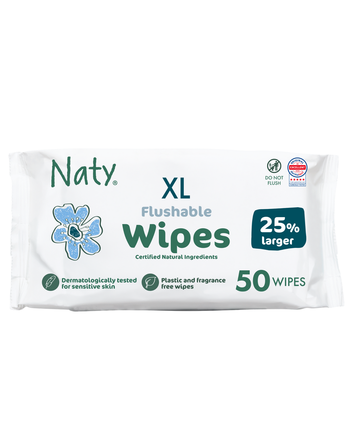 Flushable Wipes XL