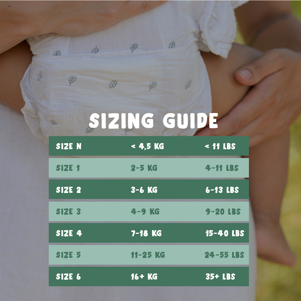 25 x Eco Nappies (Size 1), , grid, Eco by Naty